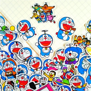 ★★★ Doraemon Q-8 สติกเกอร์ไดอารี่ ขนาดเล็ก ★★★ สติกเกอร์ ลายแฟชั่น สําหรับตกแต่งสมุดภาพ อัลบั้ม 50 ชิ้น ต่อชุด (ขนาด: 2~3 ซม.)