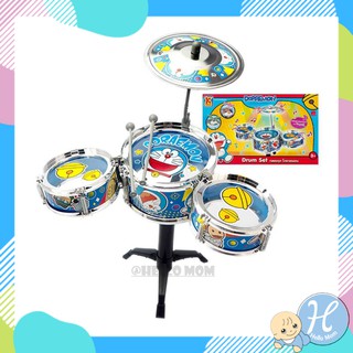 Disney กลองชุดเด็ก เบนเท็น โดเรม่อน อเวนเจอร์ BEN10 Doraemon avenger drum set ของเด็กเล่น เครื่องดนตรีเด็ก