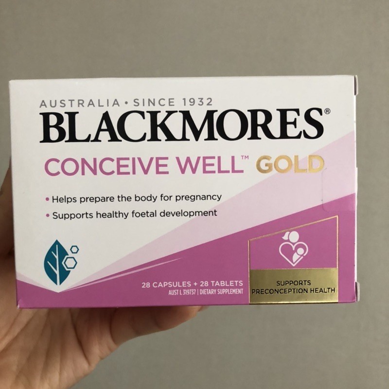 Blackmores Conceive Well Gold ช่วยเตรียมความพร้อมของร่างกาย เพื่อความสมบูรณ์สูงสุดก่อนการตั้งครรภ์