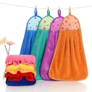 SKY ผ้าเช็ดมือ แบบแขวน มี 3 สีให้เลือก ขนนุ่ม ดูดซับน้ำได้ดี สามารถนำมาเช็ดของอื่นๆ ได้ Hand Towel