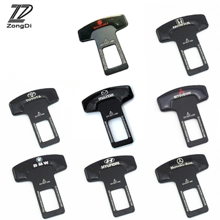 1/2 ชิ้นหัวเข็มขัดนิรภัยสำหรับรถยนต์ 1/2pcs Car Seat belt buckle Seatbelt Cancelle Eliminate Sound Buckle