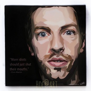 Chris Martin #1 คริส มาร์ติน วง Coldplay โคลด์เพลย์ เพลง Music ดนตรี รูปภาพ​ติด​ผนัง​ pop art ของขวัญ​ แต่งบ้าน ของสะสม