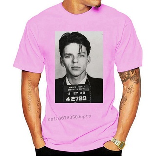 เสื้อยืดแขนสั้น พิมพ์ลาย Frank Sinatra แฟชั่นสําหรับผู้ชายS-5XL