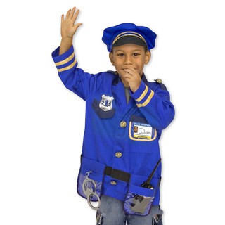 Melissa &amp; Doug รุ่น 4835 Police Role Play Costume Set ชุดแฟนซีตำรวจ ส่งเสริมการรู้จักทำงาน รู้จักอาชีพ