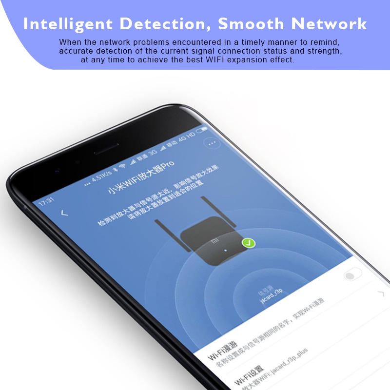 Xiaomi Mi Wi-Fi Amplifier Pro ตัวขยายสัญญาณ  อุปกรณ์เน็ตเวิร์ก (300Mbps) ตัวขยายไวไฟ
