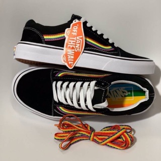 🌈 ขายดีสุด !!! VANS OLD SKOOLS Rainbow ของแท้ 💯 👇อ่านก่อนสั่งซื้อ