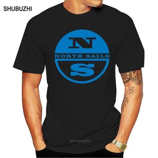 [COD]GILDAN 【Preferred Boutique】เสื้อยืดคอกลม ผ้าฝ้าย 100% พิมพ์ลายโลโก้ North Sails สีดํา สําหรับผู้ชายS-5XL