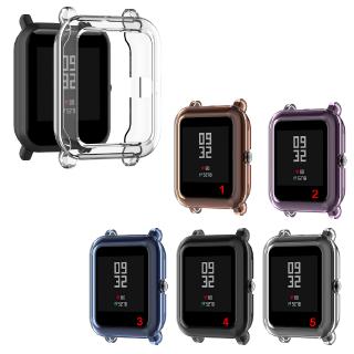 ฝาครอบตัวป้องกันซิลิโคนสำหรับ Huami Amazfit Bip Lite S U / GTS2 mini