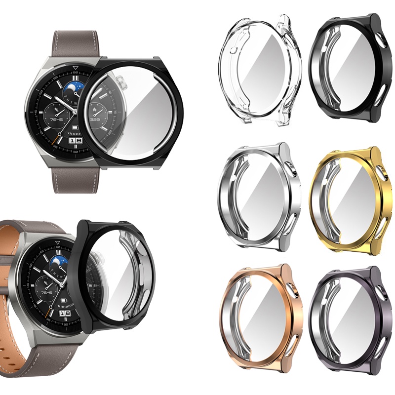 เคสกันรอยหน้าจอ TPU แบบนิ่ม สําหรับ Huawei Watch GT4 46 มม.