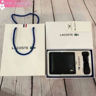 LACOSTE WALLET PU KEY RING  ของแท้ ราคาถูก