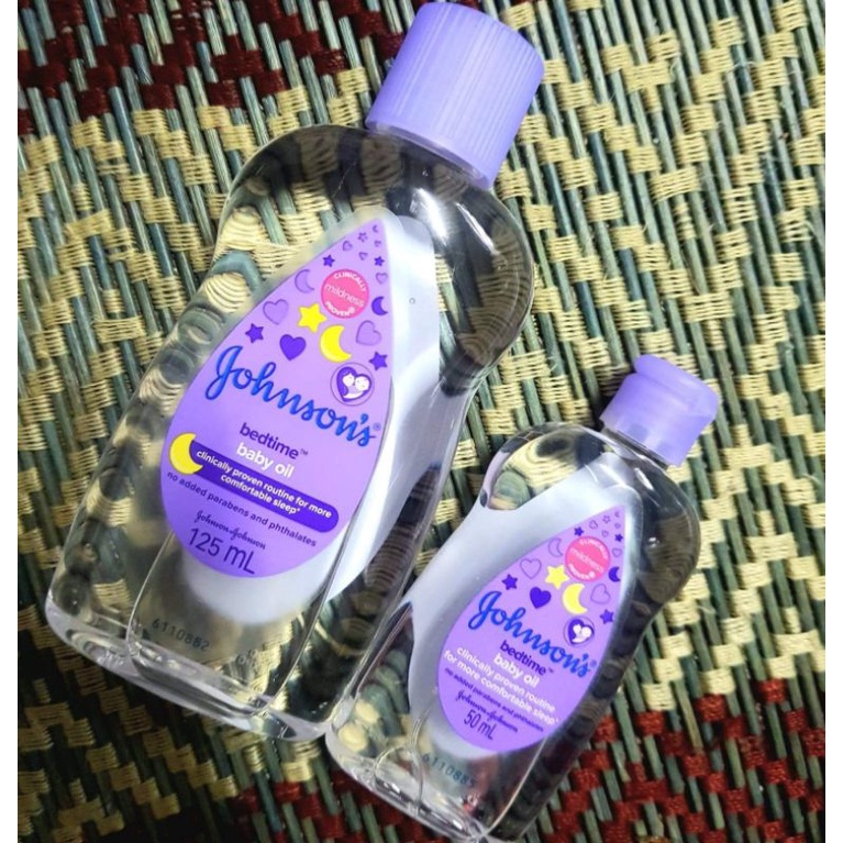 พร้อมส่ง2ขนาด50ml/125ml...ถูกที่สุด🔥JOHNSONS bedtime baby oil🍁ขนาด 50ml/125ml. มีราคาส่ง