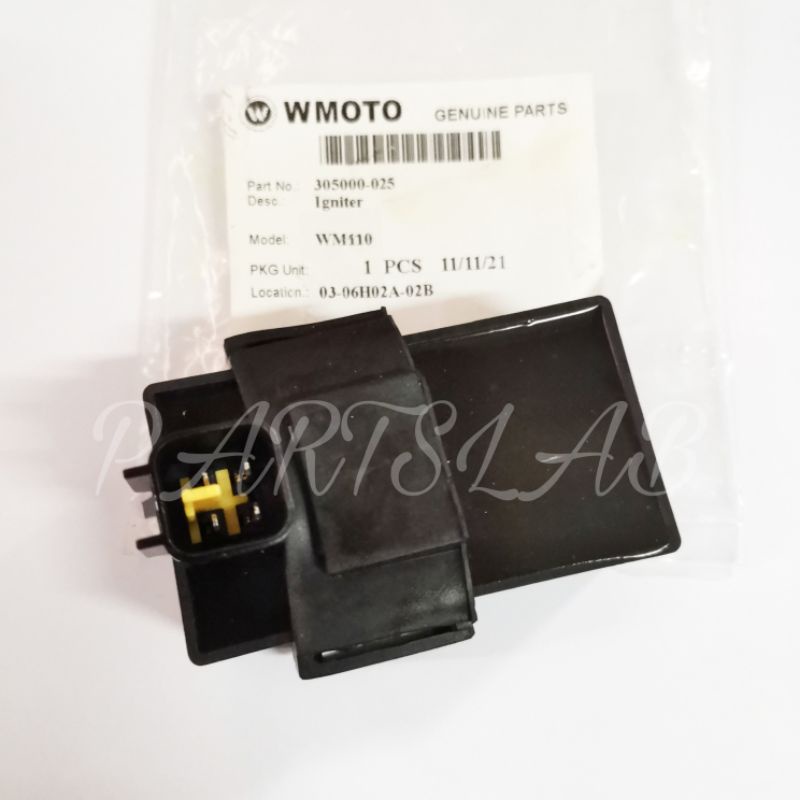WMOTO WM110 IGNITER CDI UNIT MFORCE 305000-025