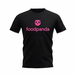 Food panda เสื้อยืด เกรดพรีเมี่ยม Cotton 100% สกรีนแบบเฟล็ก PU สวยสดไม่แตกไม่ลอก
