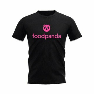 ถูกที่สุด Food panda เสื้อยืด เกรดพรีเมี่ยม Cotton 100% สกรีนแบบเฟล็ก PU สวยสดไม่แตกไม่ลอก ส่งด่วนทั่วไทย