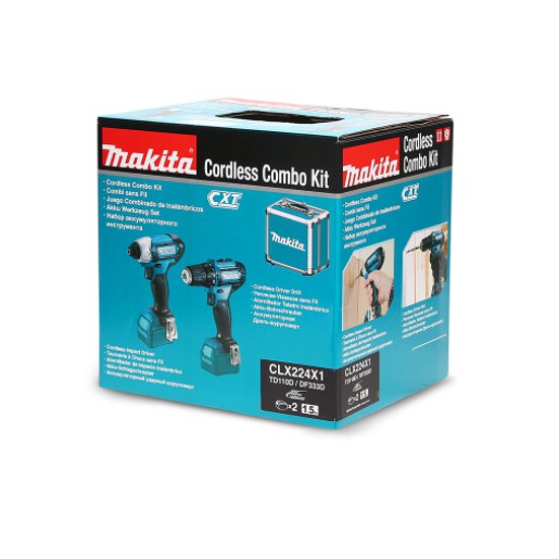 ชุดCOMBO MAKITA CLX228X1,CLX224X1 ประกอบด้วย ไขควงกระแทกTD110DZ และสว่าน HP333Z,DF333Z (12V.) - รูปที่ 4