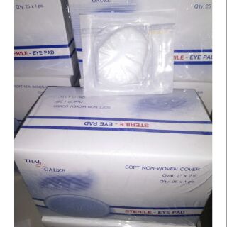 ก๊อชปิดตา บรรจุ 25ชิ้น  ผ้าก๊อช GAUZE eye pad