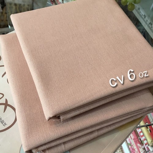 ผ้าแคนวาส 6oz ผ้า เนื้อดี สีพื้น 6 ออนซ์ เนื้อนิ่ม (มีสองขนาดให้เลือก) 06BT5004
