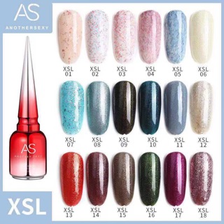 สีเจล As 15ml. ฝาแหลม โทน XSL 01-18เบอร์