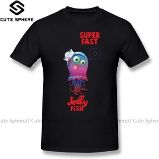 ขายดี!เสื้อยืดแขนสั้น พิมพ์ลายแมงกะพรุน Gorillaz Superfast Overd Tee 100 สําหรับผู้ชาย 111690S-5XL