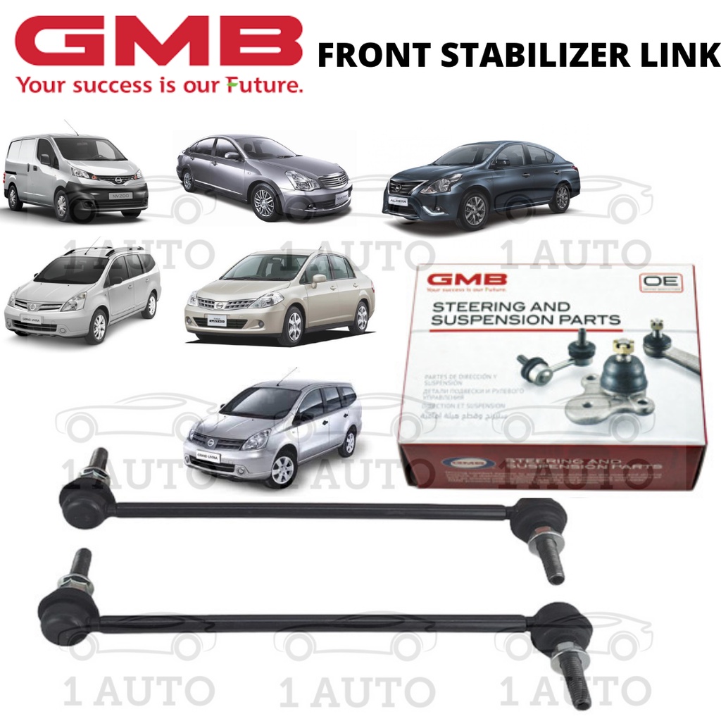 GMB FRONT STABILIZER LINK NISSAN GRAND LIVINA L10 1.6 1.8 X-GEAR LATIO SYLPHY G11 2.0 ALMERA N17 1.5