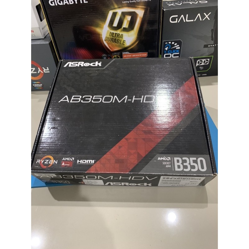 เมนบอร์ด AMD AB350m HDV AM4