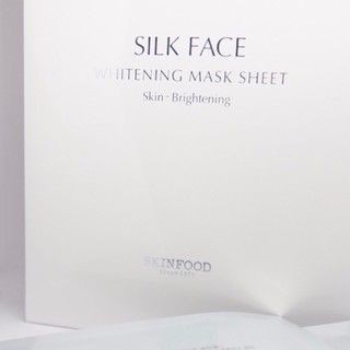มาส์ก Skinfood Silk Face Whitening Mask sheet (1 ชิ้น)