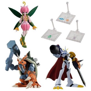 SHODO Digimon 3 Complete Set 1 ชุด มี 3 ตัว พร้อมฐาน Bandai ดิจิมอน