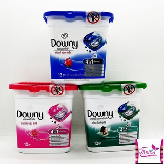 🔥โปรค่าส่ง25บาท🔥Downy Washing Gel Ball ดาวน์นี่ เจลบอลซักผ้า ชมพู น้ำเงิน เขียว แบบกล่อง 13 ลูก