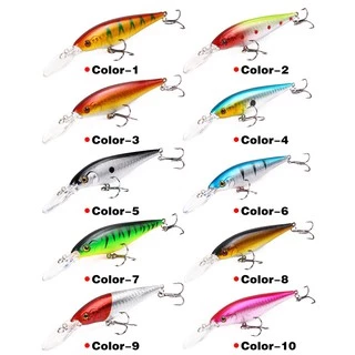 เหยื่อปลา เหยื่อปลอมตกปลา Clouser Minnow ตกปลา Sinking Minnow อุปกรณ์ตกปลา 1PCS 11cm/9.5g เหยื่อตกปลานิล เหยื่อปลอม Plastic Bait เหยือตกปลา เหยื่อตกปลาช่อน รอกตีเหยื่อปลอม เหยื่อตกปลา ตะขอ
