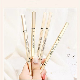 🔥ลด30฿โค้ดINC4LEL4🔥สินค้าขายดี!!!! Eyebrow pencil ดินสอเขียนคิ้ว ดินสอเขียนคิ้ว กันน้ำ Gold set   (8819)