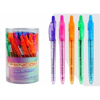 ปากกา PENCOM OG-30 แฟนซี สีน้ำเงิน 0.5 mm. ด้ามคละสี