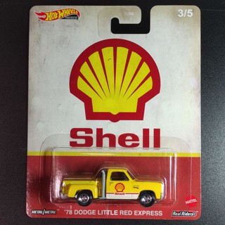 hot wheels Dodge little red express shell ล้อยาง ท้องเหล็ก