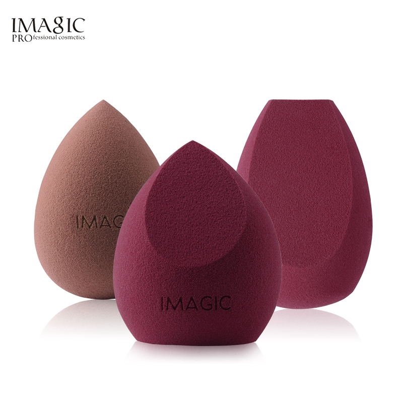 พร้อมส่ง IMAGIC พัฟฟองน้ำแต่งหน้า ทรงรูปไข่ นิ่ม ใช้งานง่าย สำหรับลงรองพื้น แต่งหน้า