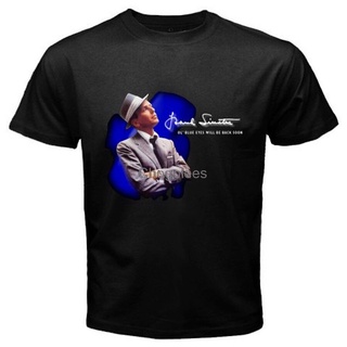 [S-5XL]เสื้อยืด พิมพ์ลาย FRANK SINATRA สีดํา สไตล์คลาสสิก ไม่ซ้ําใคร สําหรับผู้ชาย 578274