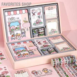 Favorites Shop ชุดสมุดธีมการ์ตูนเด็กผู้หญิงน่ารัก สวยหรู Diy สําหรับเด็ก