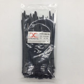 สายรัด เคเบิ้ลไทร์ NYLON CABIE TIE ขนาด 4 นิ้ว 6 นิ้ว 8 นิ้ว (แพ็ค100เส้น) ขาว / ดำ