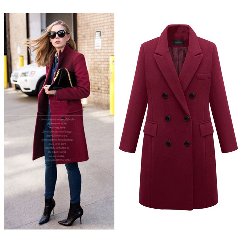 womens coats burgundy