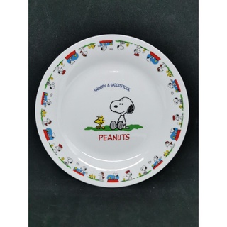 3ชิ้น จานเซรามิกญี่ปุ่น ลาย Snoopy Peanuts Japan 1เซต 3ชิ้น มือ1 มีกล่องทุกใบ