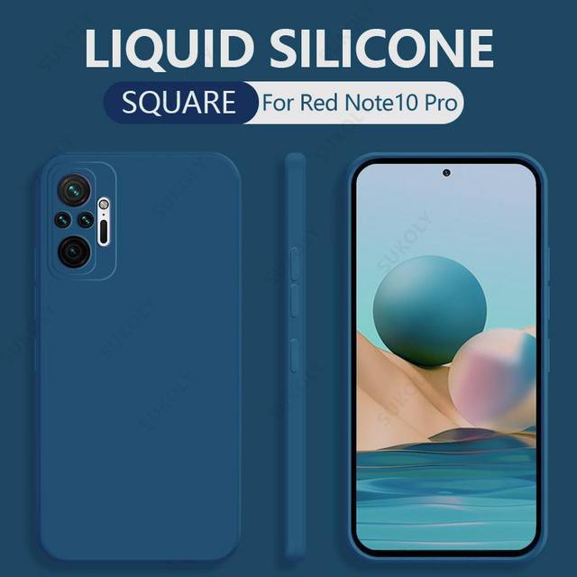 เคสโทรศัพท์ซิลิโคนขอบตรงแบบนุ่ม เคส For Xiaomi Redmi Note 11 Pro 5G 11s 10 2022 10s 9s 9 9a 9c 4G