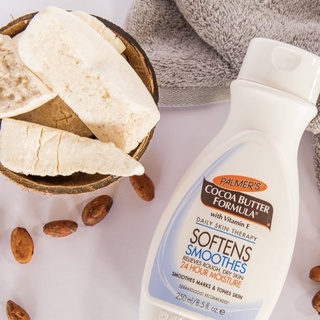 Palmers Cocoa Butter Formula Softens Smoothes Dry Skin 250 ml. ป้องกันผิวแตกลาย จุดด่างดำจางลง