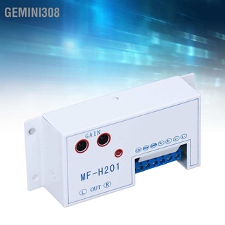 Gemini308 ตัวแปลงเสียงรถยนต์ สูง ต่ํา ปรับได้ พร้อมฟังก์ชั่นดีเลย์ Dc 12V Mf‐H201 สําหรับยานพาหนะ