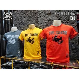 เสื้อยืดแขนสั้น Theguard TG85 สีส้มอิฐ,เหลืองสด,เทาดำ