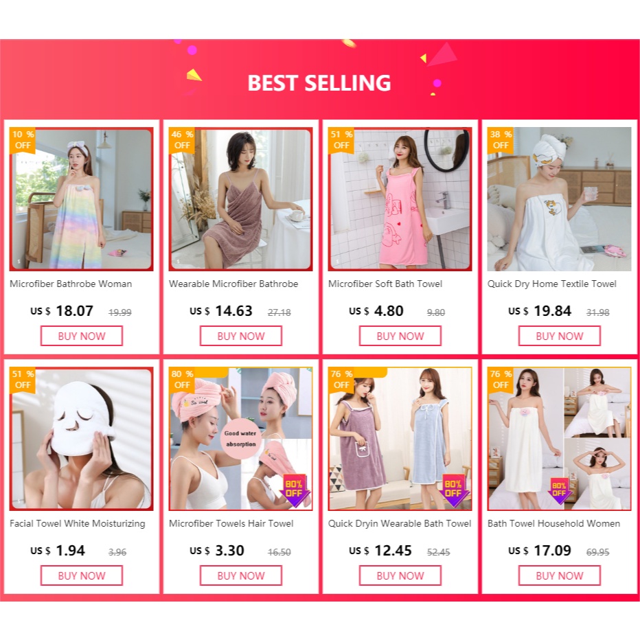Quick Dry Home Textile Towel Women Robes Bath Wearable Towel Dress ...