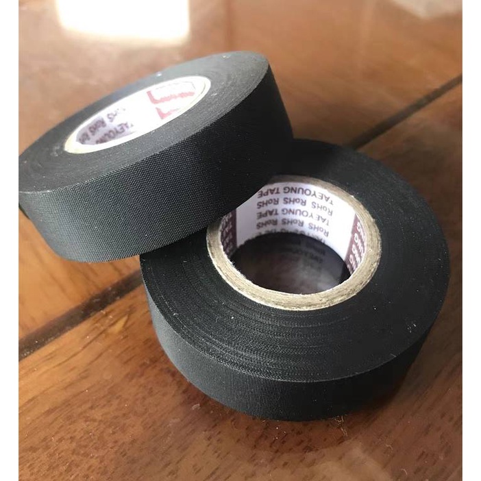 เทปผ้าพันสายไฟรถยนต์ Taeyoung ทนความร้อนสูง ใช้กับเครื่องยนต์หรือห้องเครื่องได้ #เทปพันสายไฟรถยนตร์#