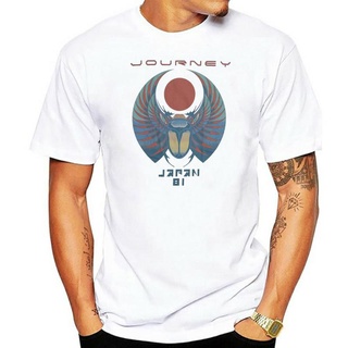 เสื้อยืดผ้าฝ้ายพรีเมี่ยม เสื้อยืด ผ้าฝ้าย พิมพ์ลาย JOURNEY - Japan 81 - T ไซซ์ S - L-XL - 2XL