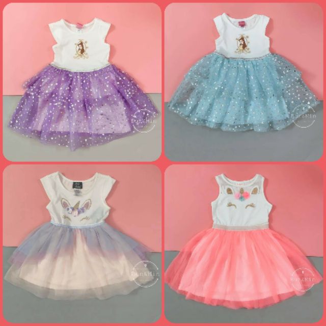 BEAUTIFUL SIU GIRLS DRESS BRAND DISNEY/CAT&JACK/ PINK&VIOLET EXPORTED SIZE 2Y-6Y