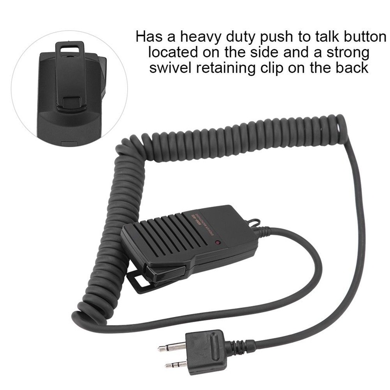 ไมโครโฟนลําโพงมือถือสําหรับ Icom Ic-V8 V85 V82 Ic-T2H T8A 2At W32A E90 วิทยุ