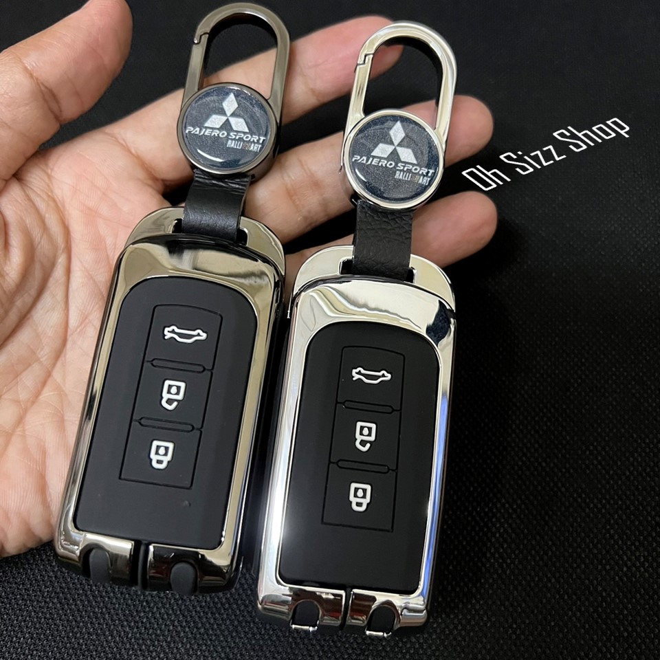 เคสโลหะรีโมท Mitsubishi 2024 Full Package (Alloy Up Grade 3D Silicone Push button Guard) Mitsubishi 
