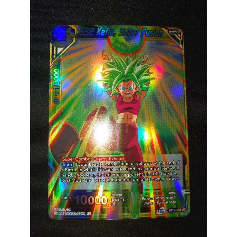 การ์ด Dragonball - TCG - SS2 Kefla, Super Fusion / BT17-133