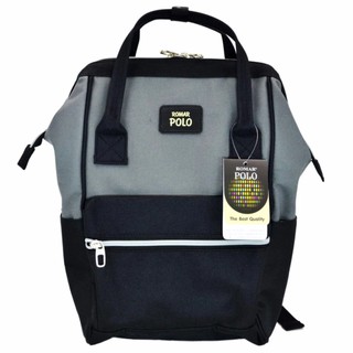 Romar Polo กระเป๋าเป้สไตล์ญี่ปุ่น Rucksack Code 2505 Black-Grey